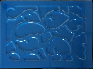 Panou decorativ neperforat RAL 5001